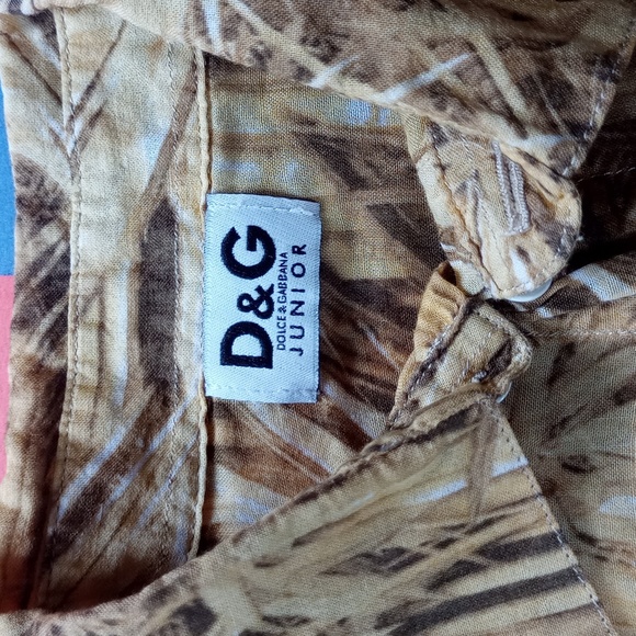 DOLCE & GABBANA Junior Button-Up Top Shirt - Picture 2 of 10